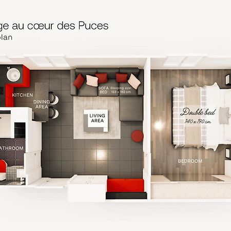 Marche Aux Puces De Saint-Ouen Apartment Екстериор снимка