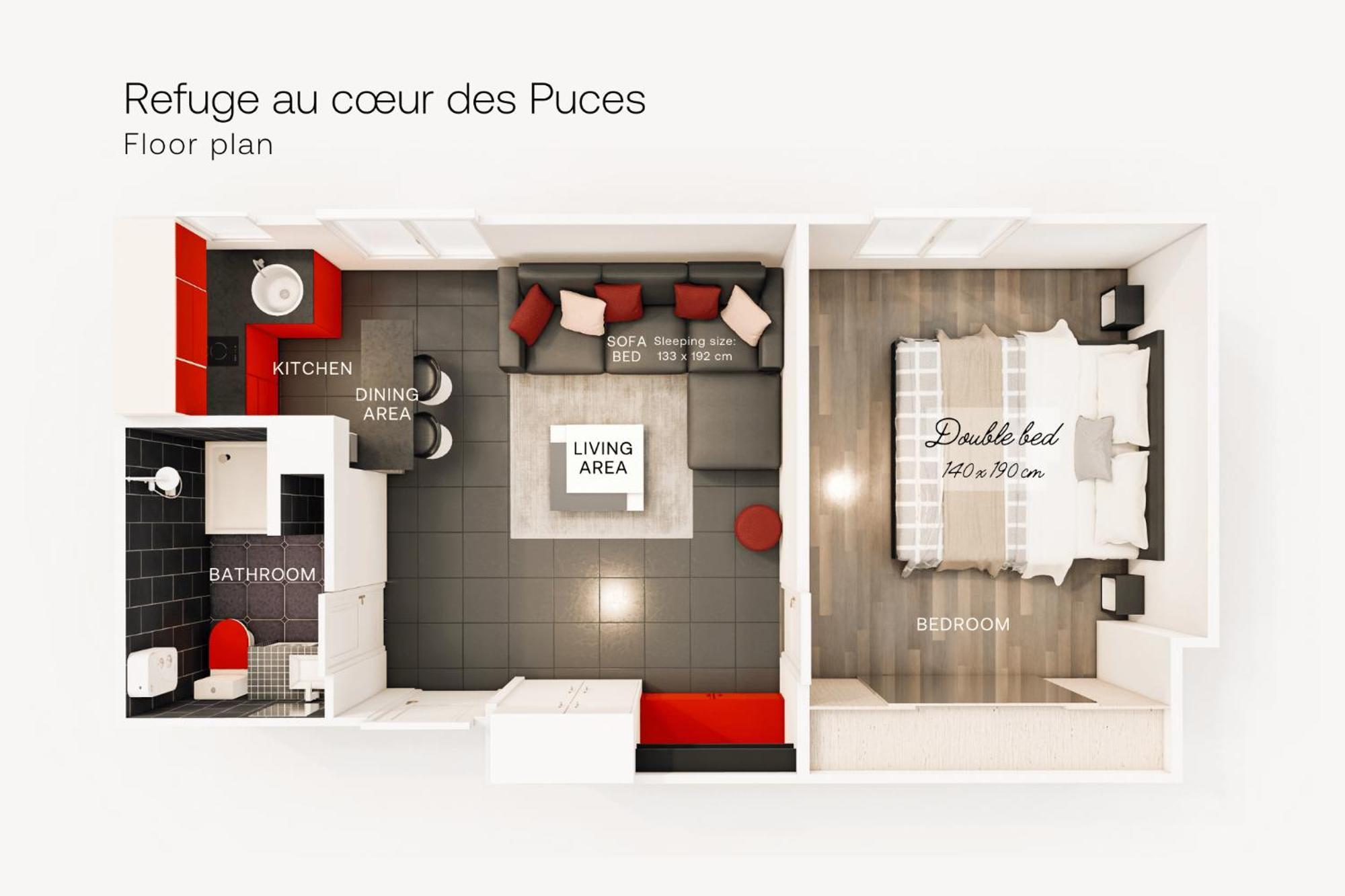 Marche Aux Puces De Saint-Ouen Apartment Екстериор снимка